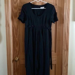 Vintage Express black wide-leg jumpsuit (7-8)